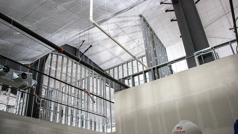 cte building interior ceiling